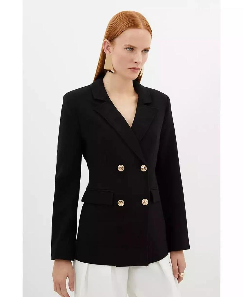 KAREN MILLEN Women's Tailored Double Breasted Blazer 2