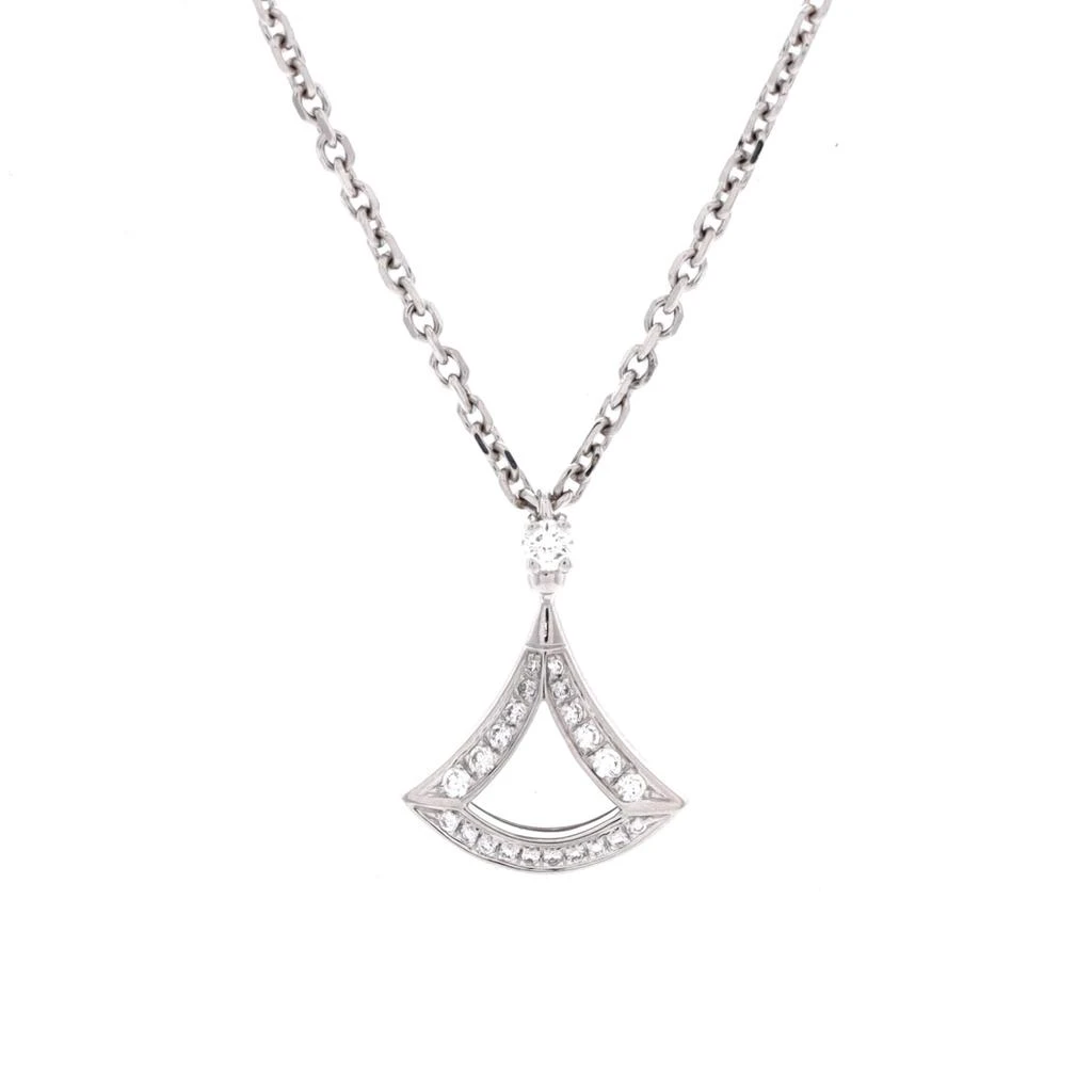 BVLGARI Divas
 Dream Openwork Pendant Necklace 18K White Gold with Diamonds