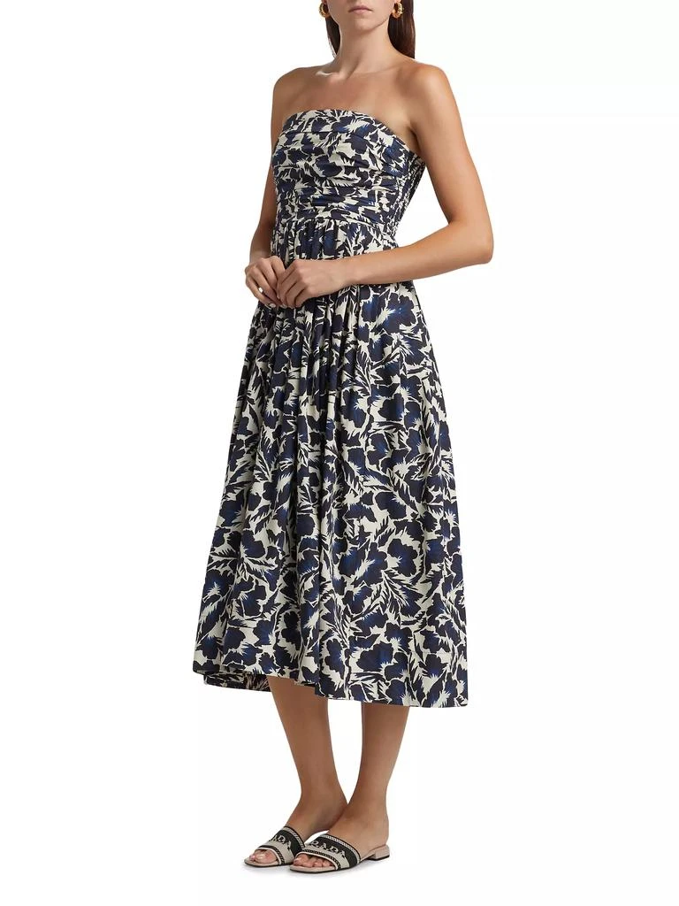 A.L.C. Tate Floral Strapless Midi-Dress 4