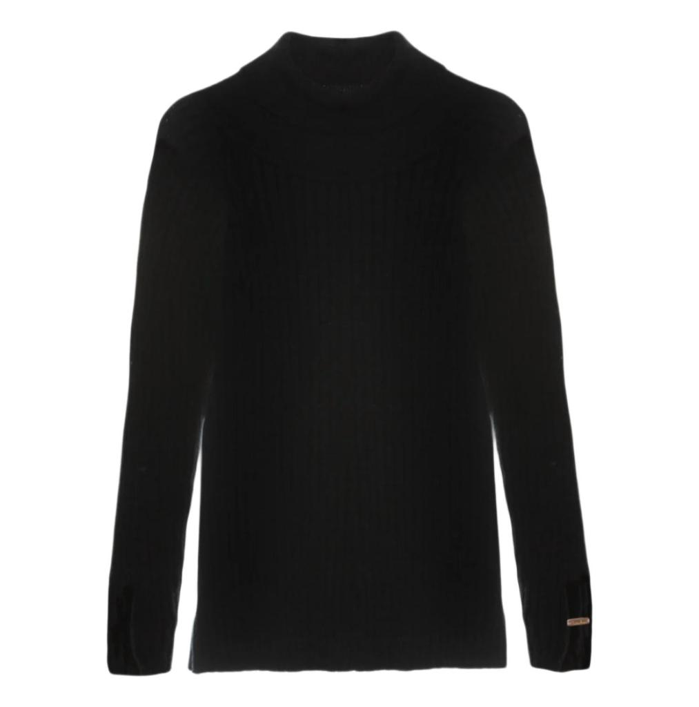 Patachou Girls Knit Sweater In Black
