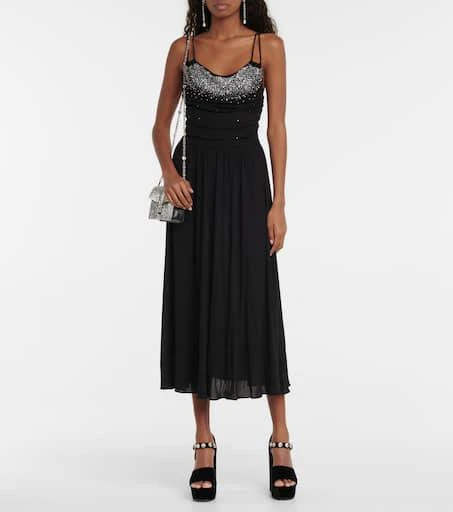 Miu Miu Embellished midi dress 2