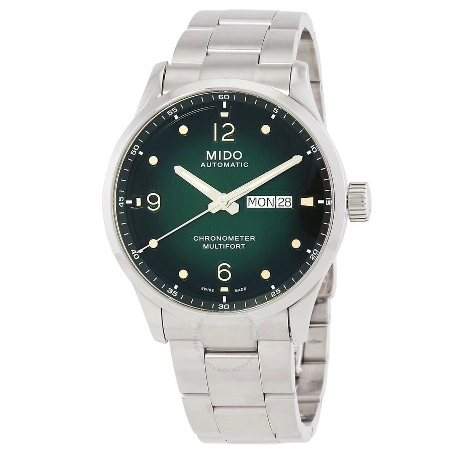 MIDO Multifort Automatic Green Dial Men's Watch M0384311109700 1