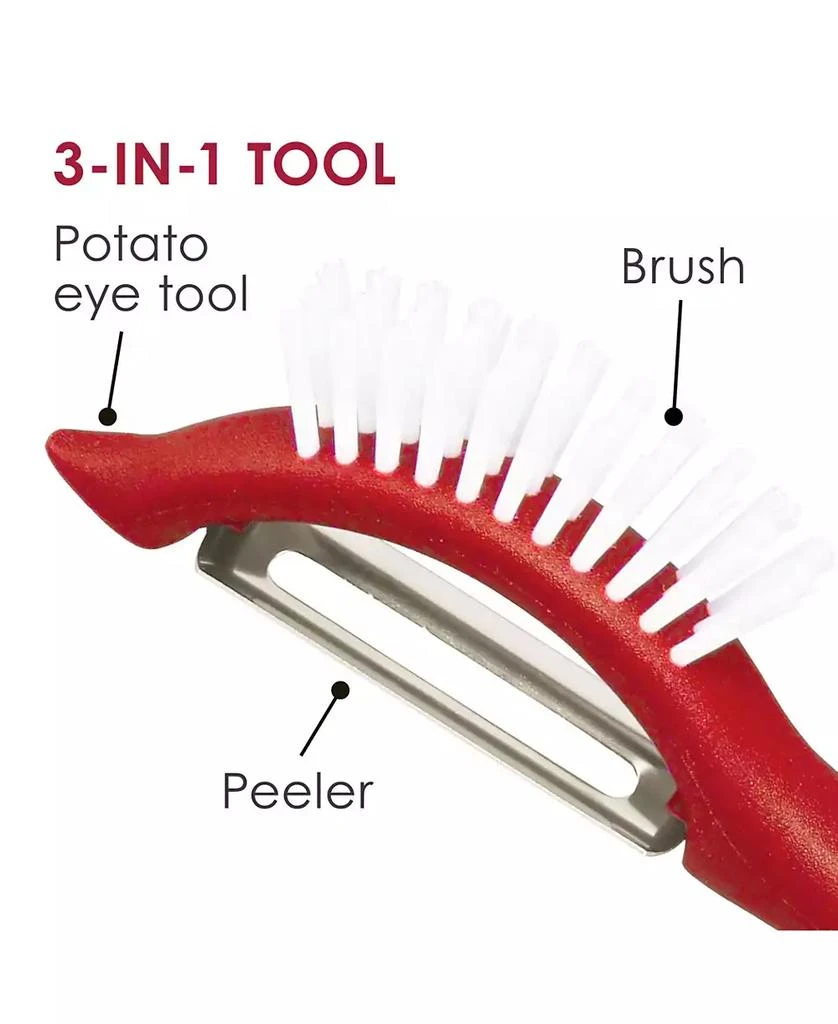 Rachael Ray Kitchen Prep Garbage Bowl, Veg-a-Peel, and Bench Scrape Set 13
