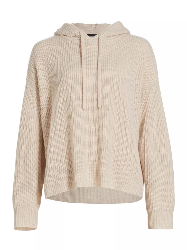 Jenni Kayne Ribbed Cashmere Fisherman Hoodie