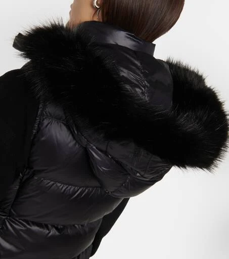 Moncler Gallinule faux-fur-trimmed puffer vest 6