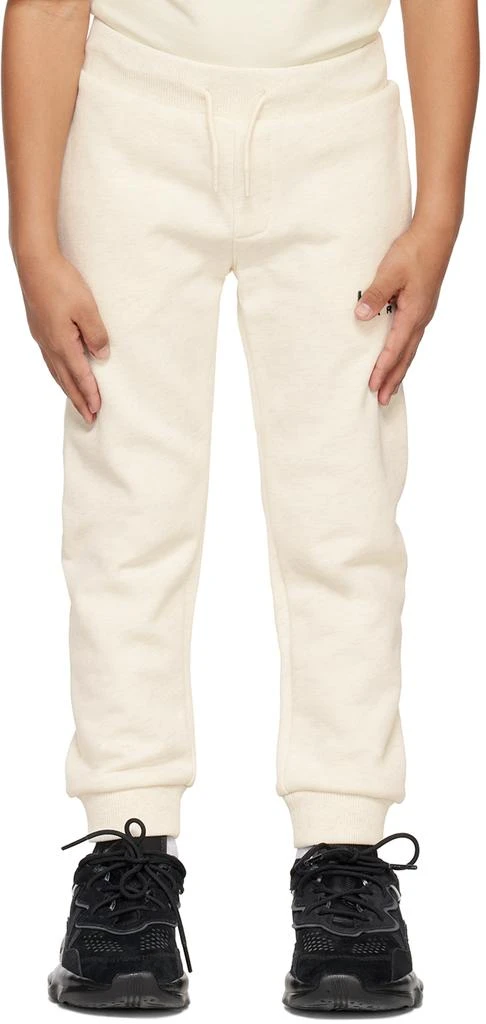 Kenzo Kids Beige Kenzo Paris Embroidered Lounge Pants