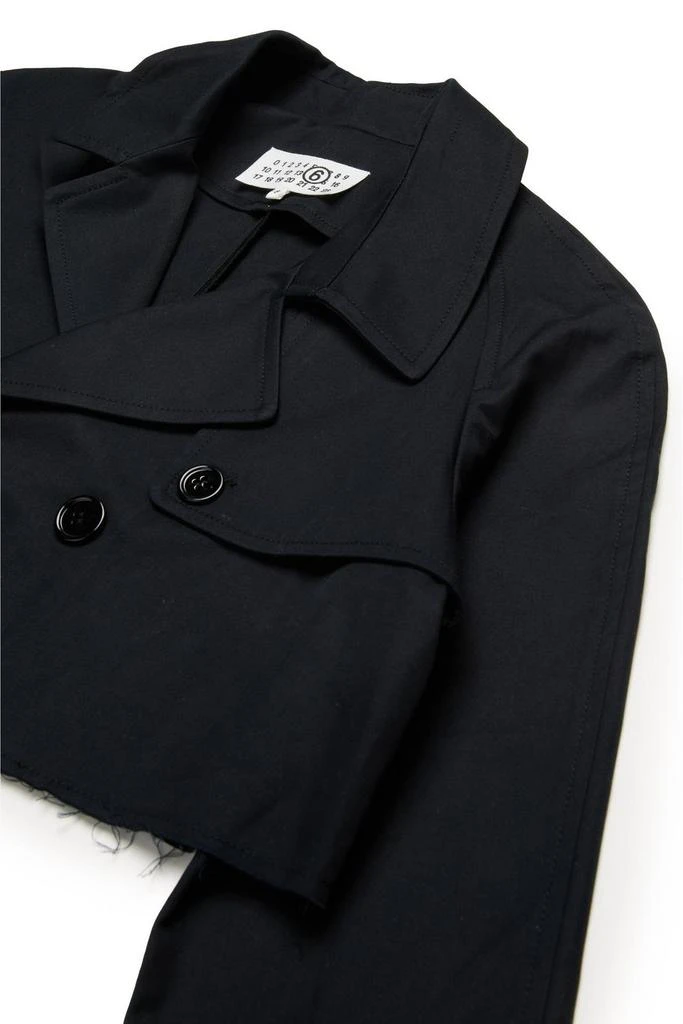 MM6 MM6 Maison Margiela Kids Double-Breasted Cropped Blazer 3