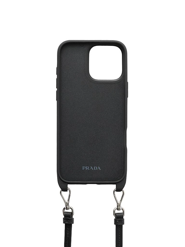 Prada Saffiano and Ayers Leather Case For iPhone 16 Pro Max 2