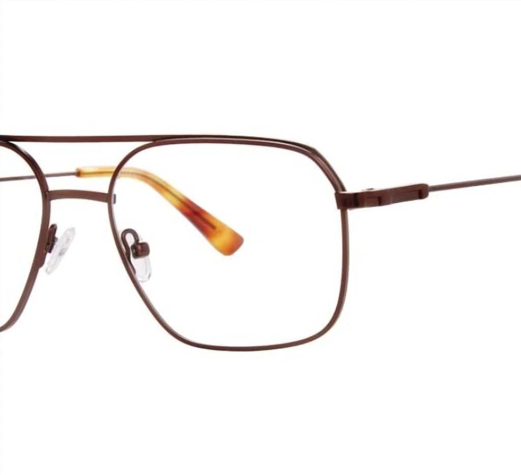 Giovani di Venezia Men
s Lateral Aviator Eyeglasses In Matte Brown 2