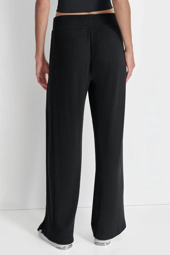 DKNY BRUSHED RIB KNIT STRAIGHT LEG PANT 2