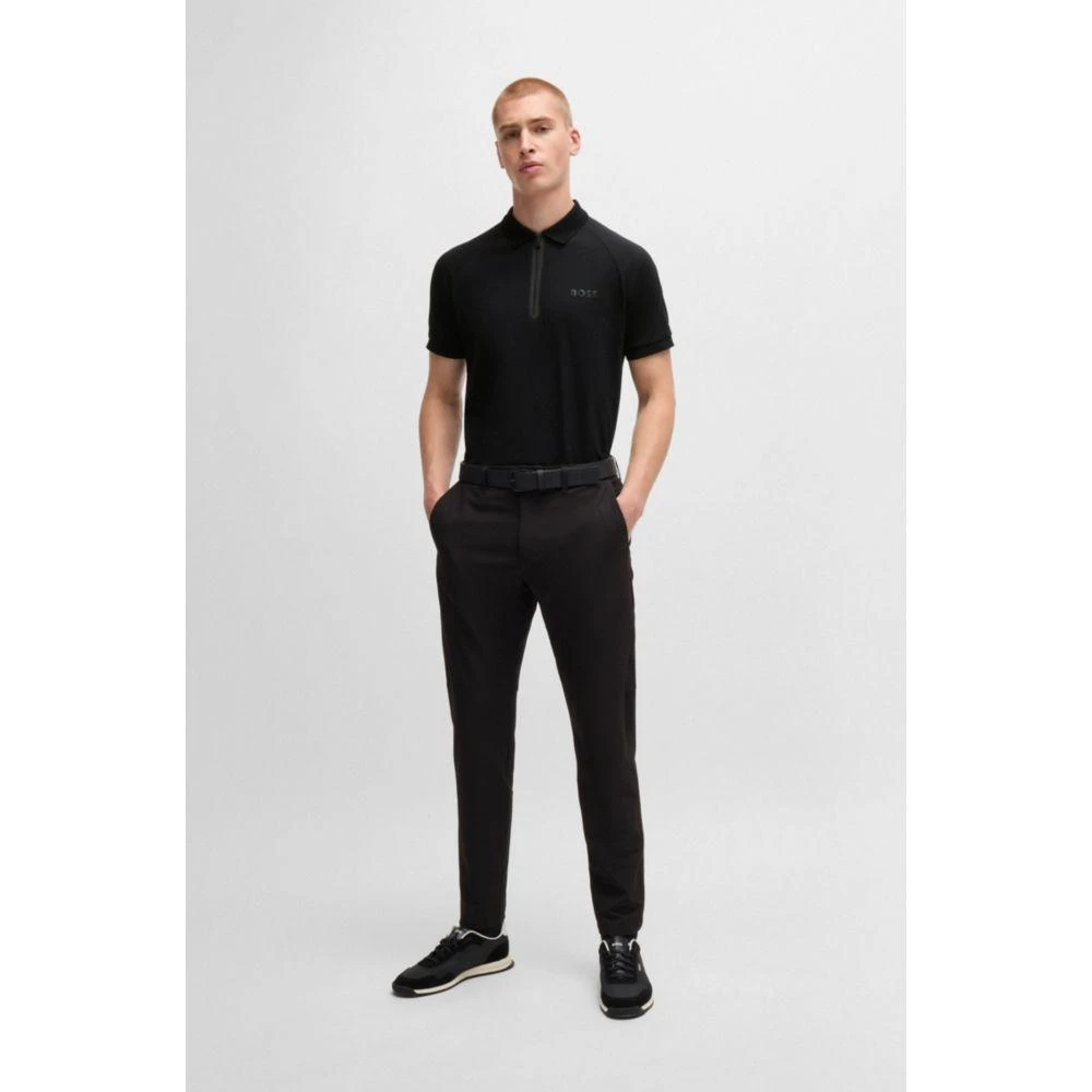Hugo Boss Cotton-jersey polo shirt with mirror-effect logo 2