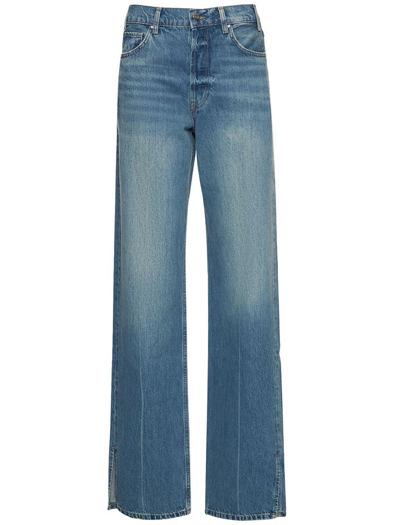 ANINE BING Roy Cotton Denim Straight Jeans