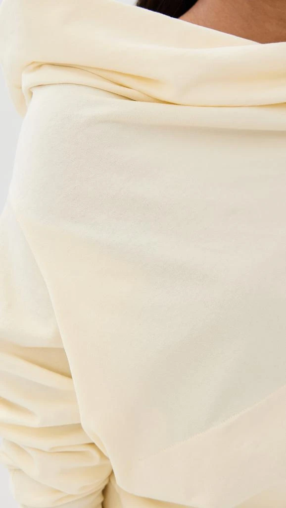 AWAKE MODE Jersey Cowl Neck Draped Top 5