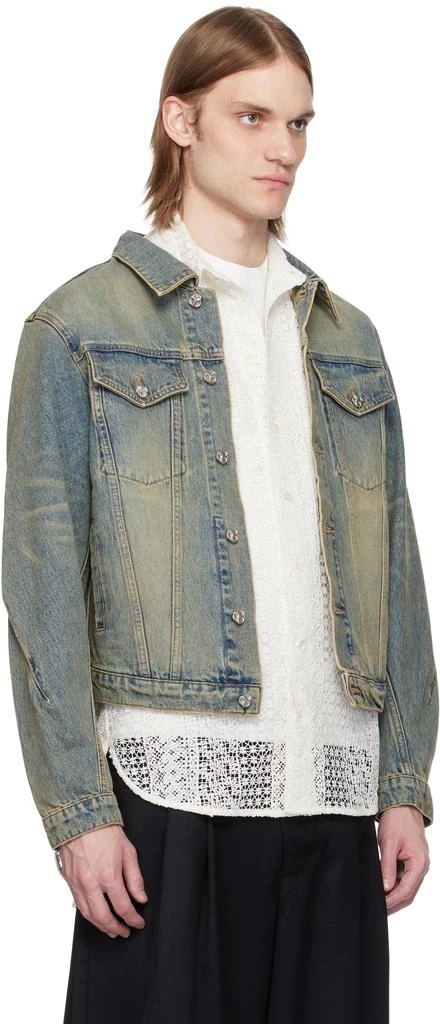 Blue Faded Denim Jacket – On Sale Now with Up to 65% Off