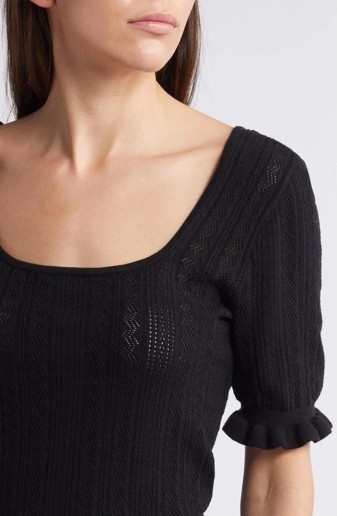 Treasure & Bond Pointelle Sweater 4