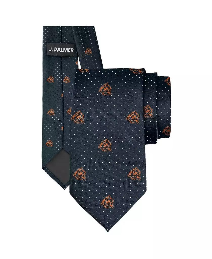 J. Palmer Men's Chicago Bears Game Day Polka Dot Tie