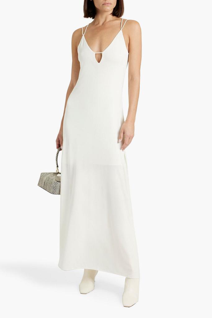 RAG & BONE Christy cutout modal-blend jersey maxi slip dress
