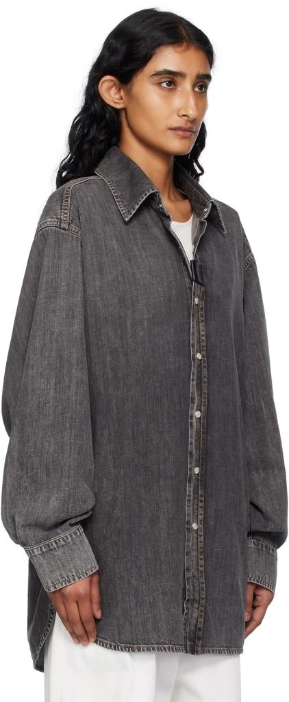 Stella McCartney Black Lightweight Denim Shirt 2