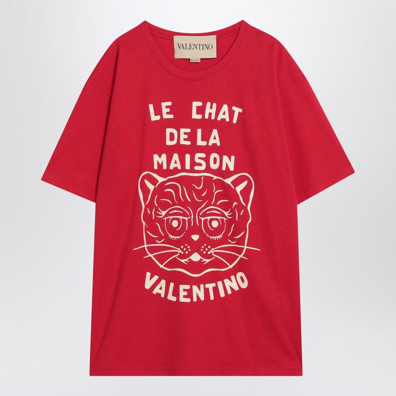 Valentino Valentino Garavani T-Shirt With Le Chat De La