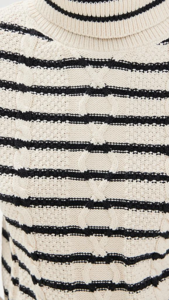 ASKK NY Cable Cropped Crew Sweater 5