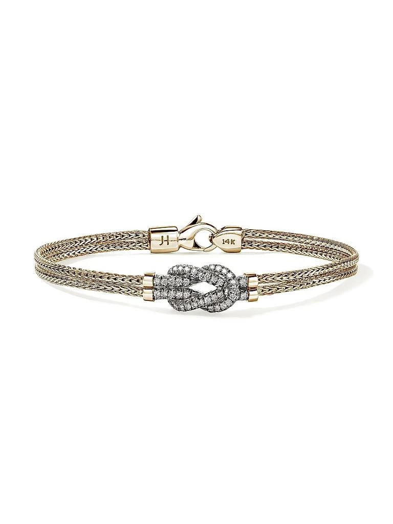 John Hardy Love Knot Two-Tone 14K Gold
0.30 TCW Diamond Bracelet
