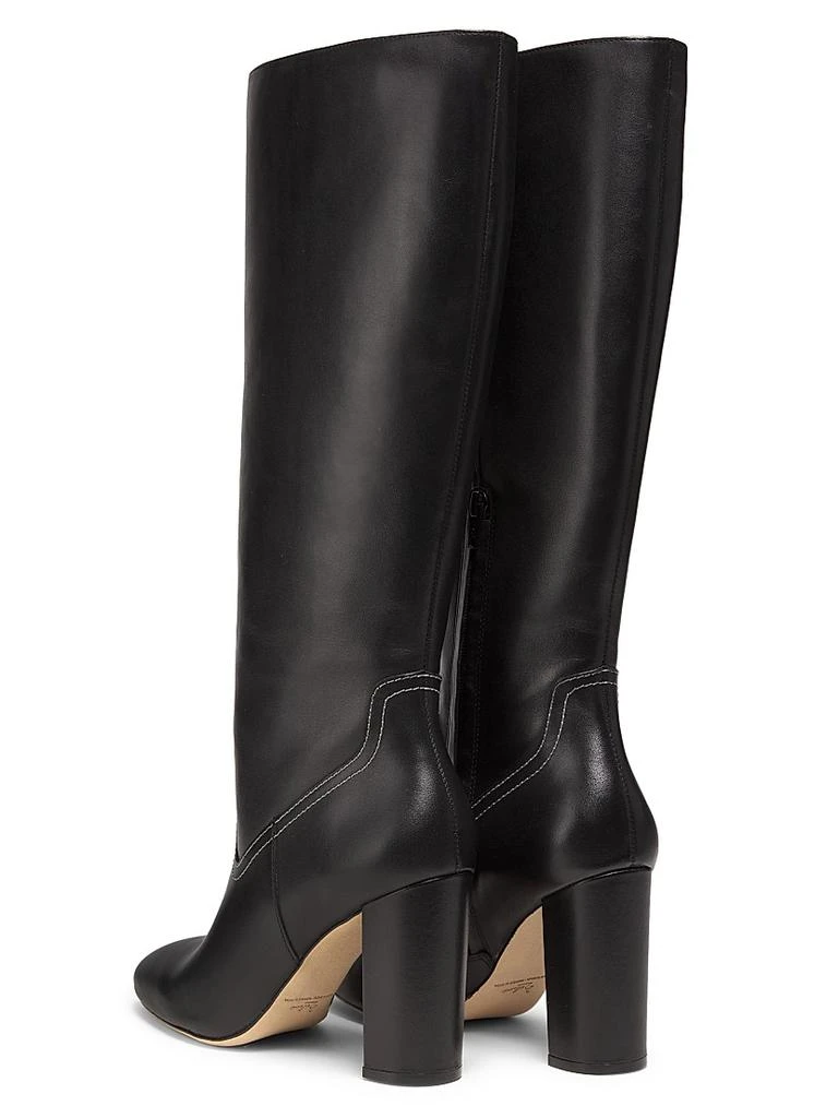 22élevé 90MM Contrast-Stitch Leather Boots 3
