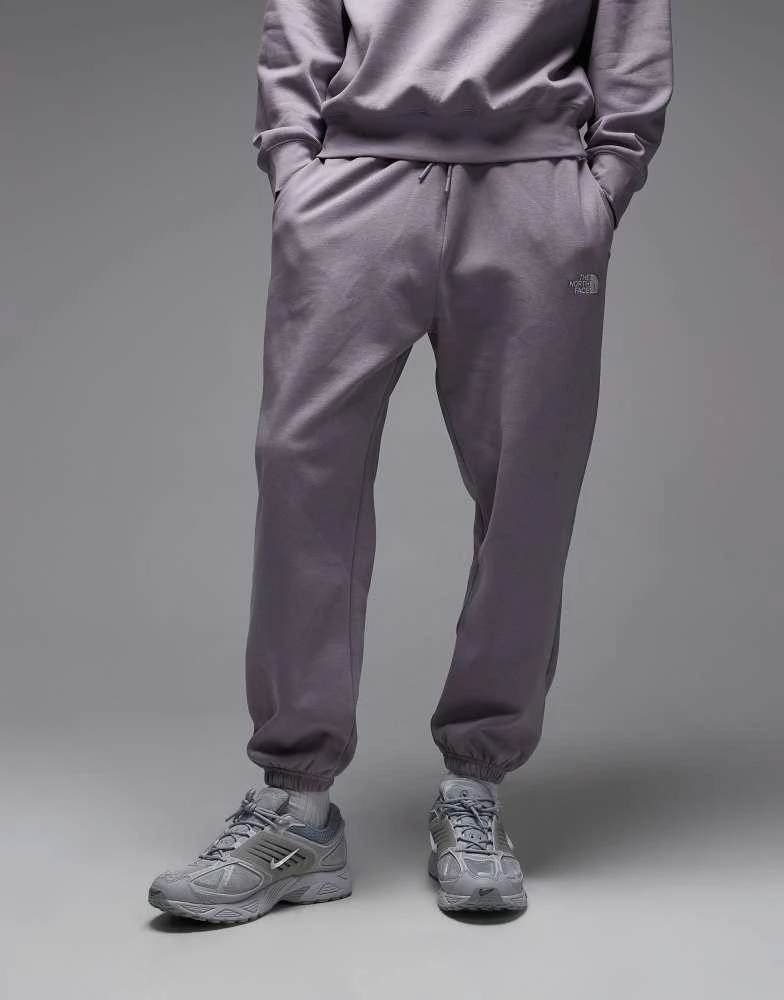 The North Face The North Face Essential logo oversized joggers in grey 2