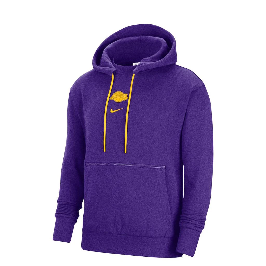 NIKE Nike Lakers Courtside Versus Flight Pullover Hoodie - Men's 1