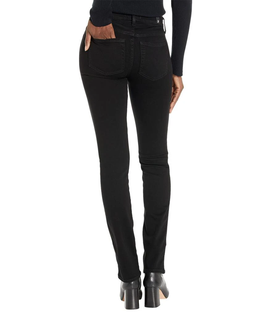 7 For All Mankind B(air) Kimmie Straight in Rinse Black 2