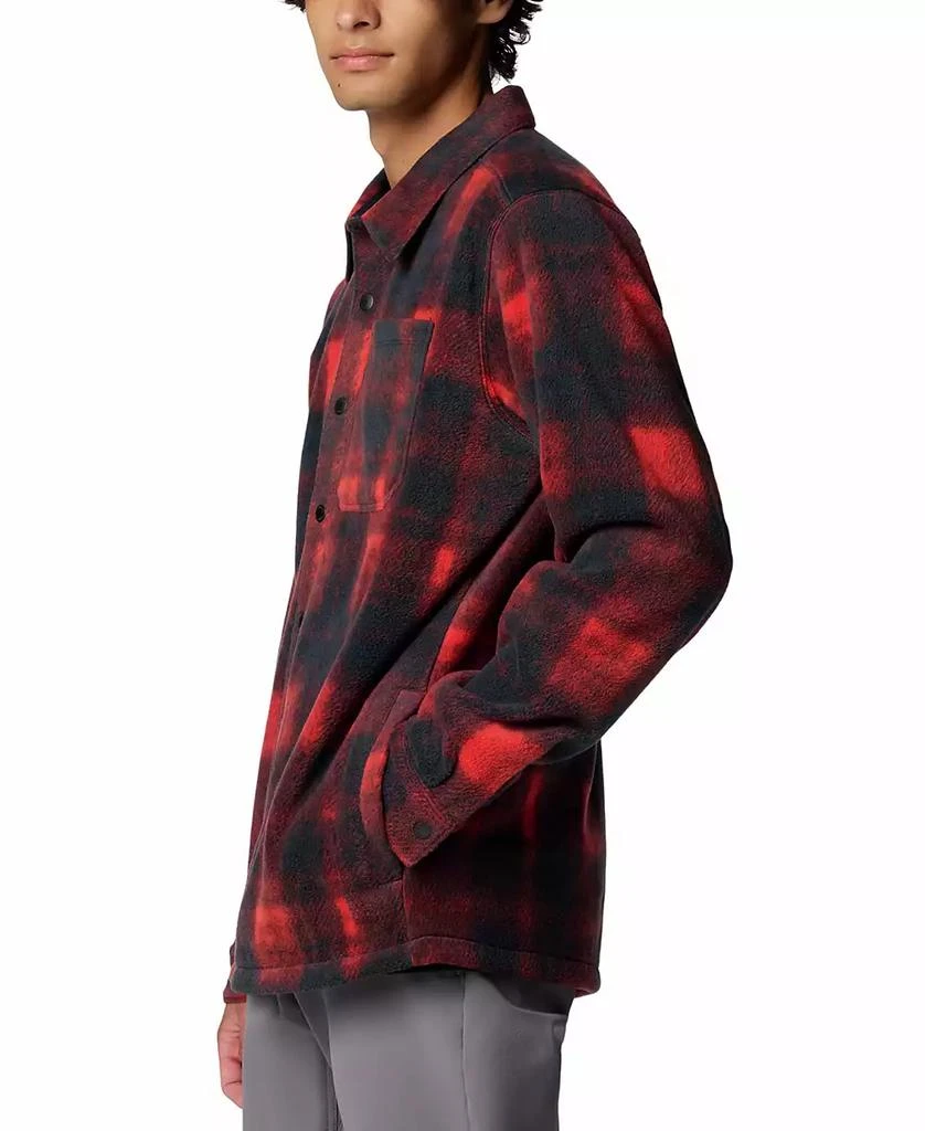 Columbia Men's Steens Mountain II Plaid Fleece Shirt Jacket 3