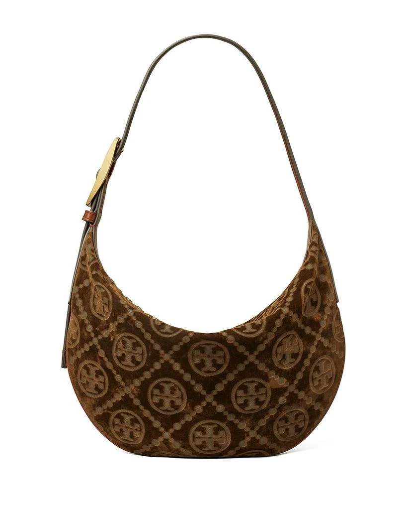 Tory Burch T Monogram Small Flocked Shoulder Bag 6