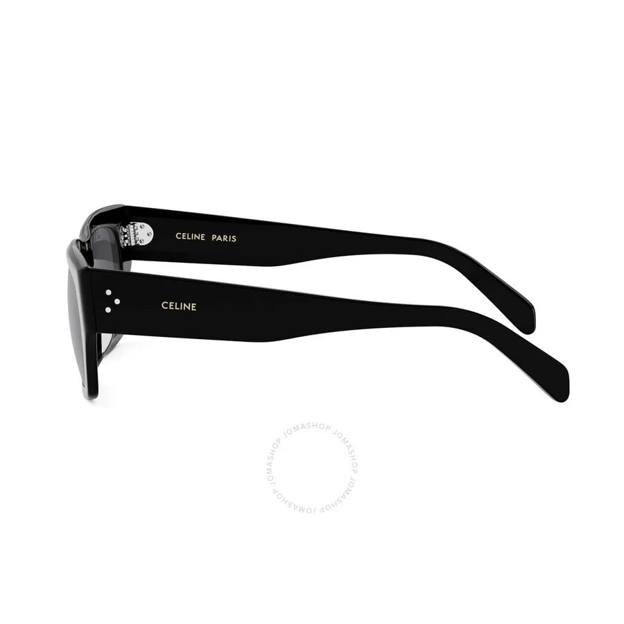 Celine 3 Dots Polarized Grey Square Ladies Sunglasses CL40297U 01D 53 3