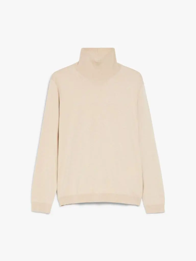 Weekend Max Mara Silk and wool polo-neck sweater 4