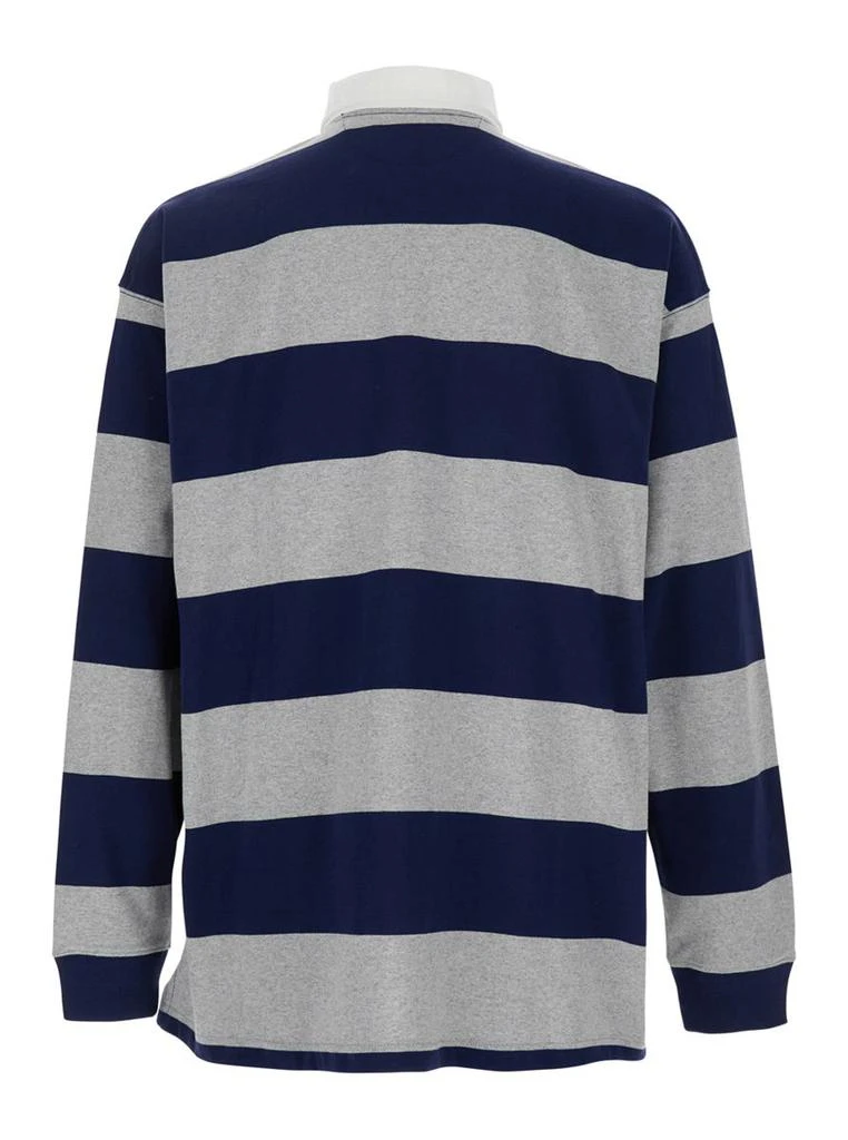 Ralph Lauren "Big Fit" Multicolor Polo Shirt With Classic Collar And All-Over Striped Motif In Cotton Man 2