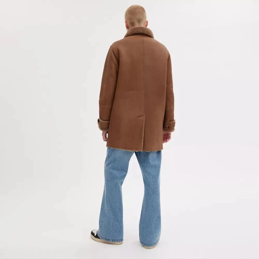 Coach Reversible Shearling Coat 3