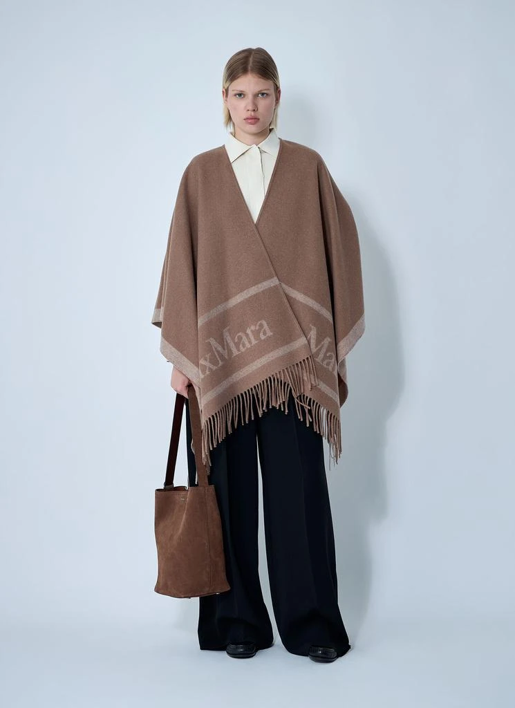 Max Mara Hilde Logo Motif Scarf 2