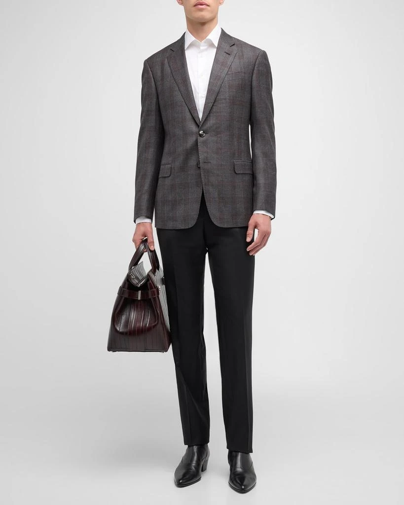 Giorgio Armani Men's Wool-Cashmere Plaid Sport Coat 2