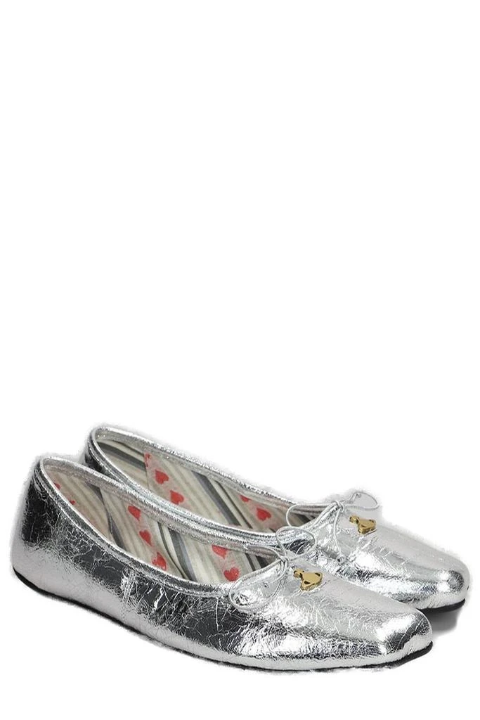 Vivienne Westwood Vivienne Westwood Orb Plaque Metallic Ballet Flats 3