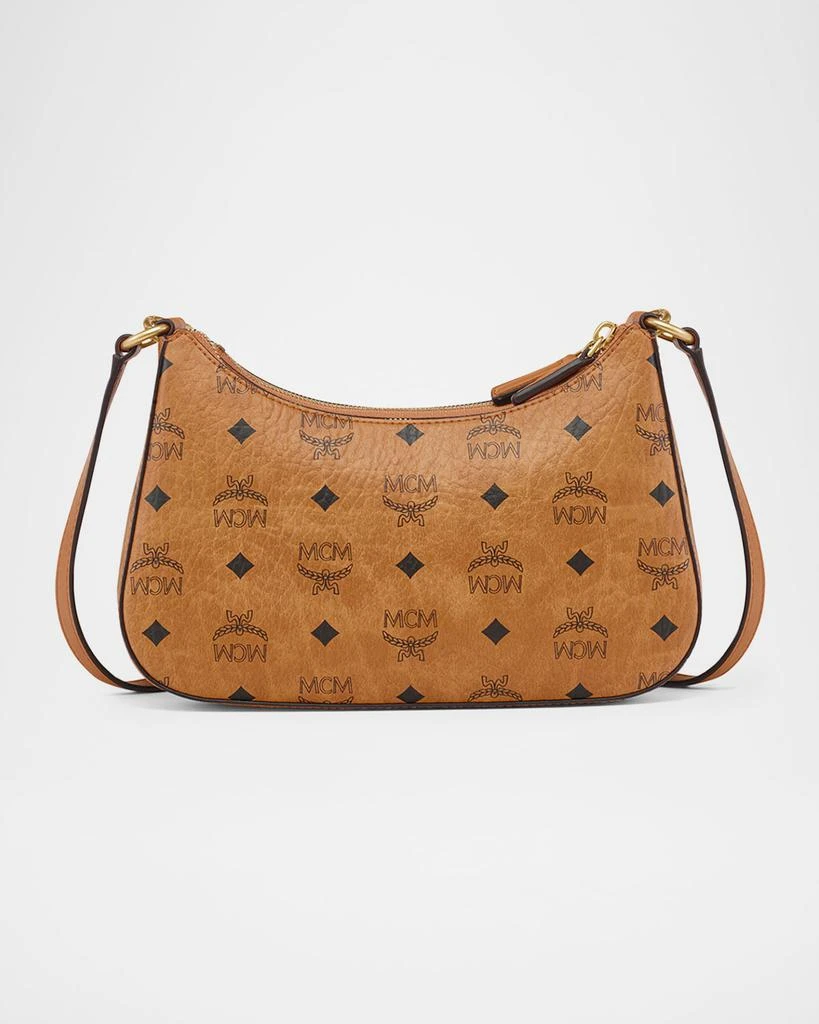Shoulder Bag Brown Mcm Purse Shop Aren Small Visetos Zip