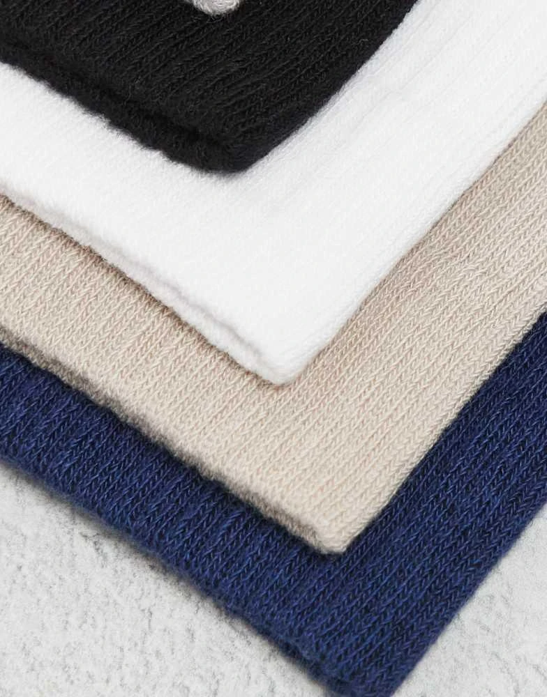 ASOS ASOS DESIGN 5 pack socks in multiple colours 3