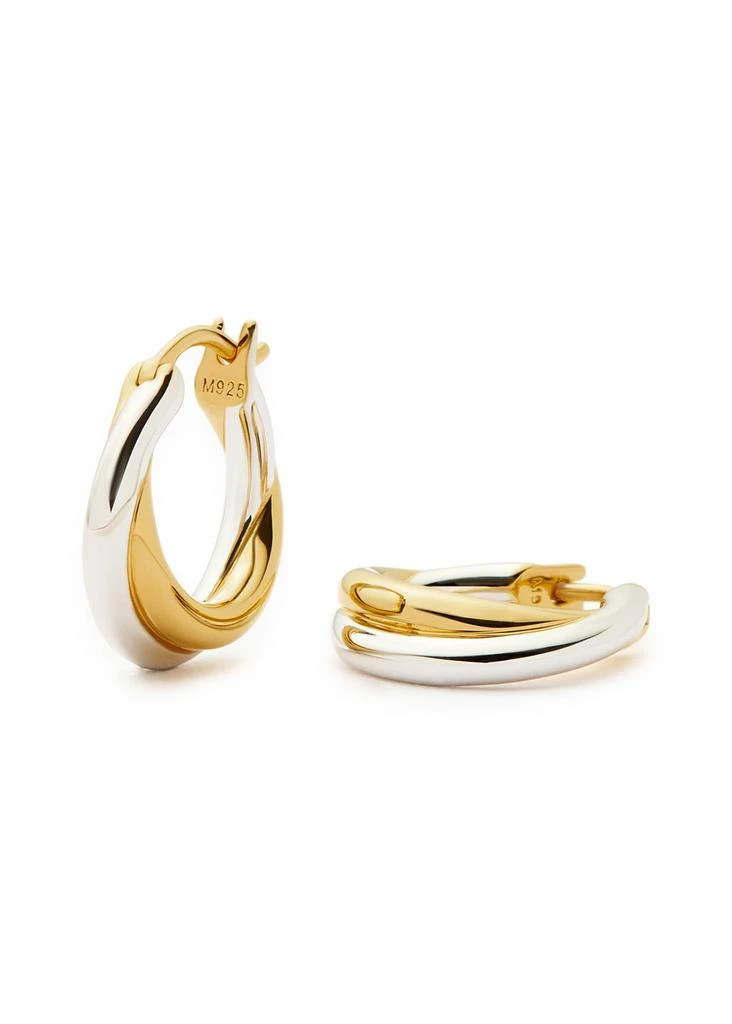 Missoma X Lucy Williams Entwine small hoop earrings 3