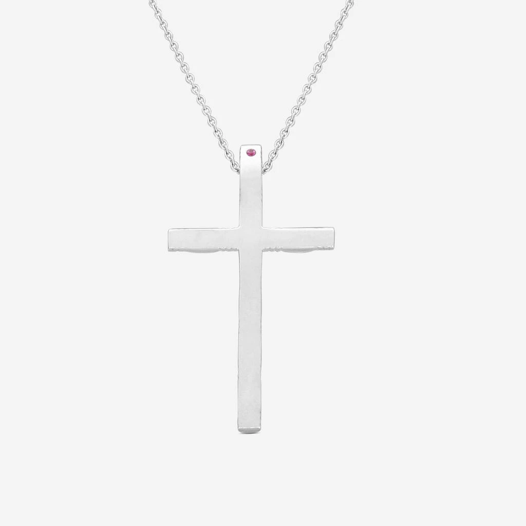 Roberto Coin Roberto Coin Appassionata 18K White Gold Cross Necklace 777100AWCH00 3