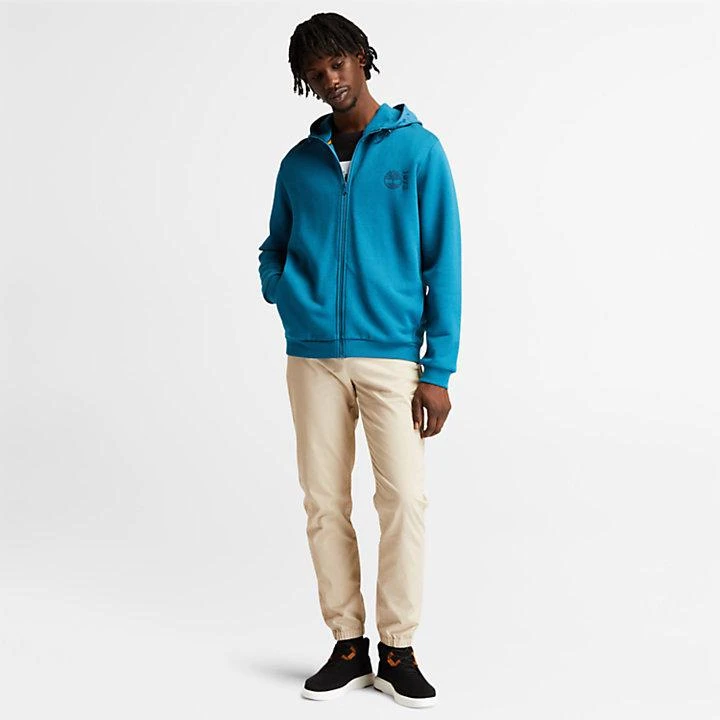 Timberland Re-Comfort EK+ Zip Hoodie for Men in Teal 3
