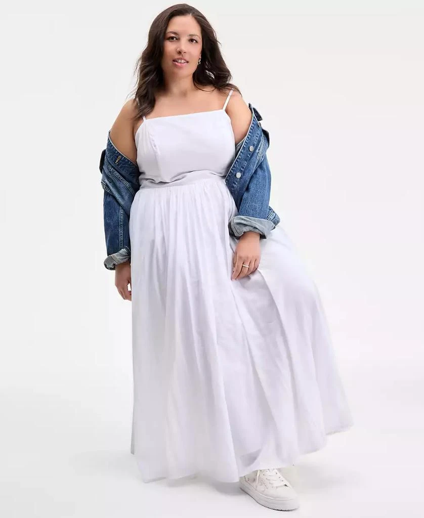 On 34th Trendy Plus Size Square-Neck Maxi Dress, Exclusively at Macy's 2