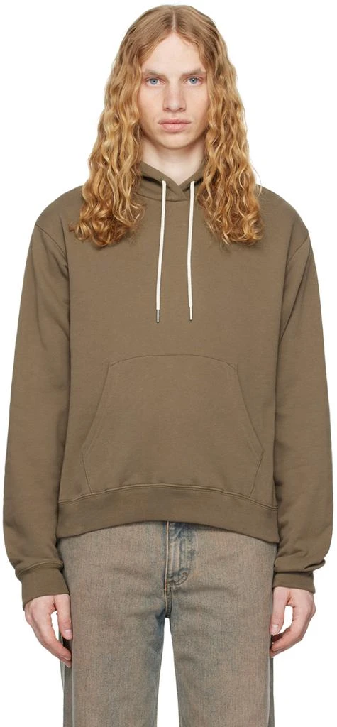 John Elliott Brown Beach Hoodie 1