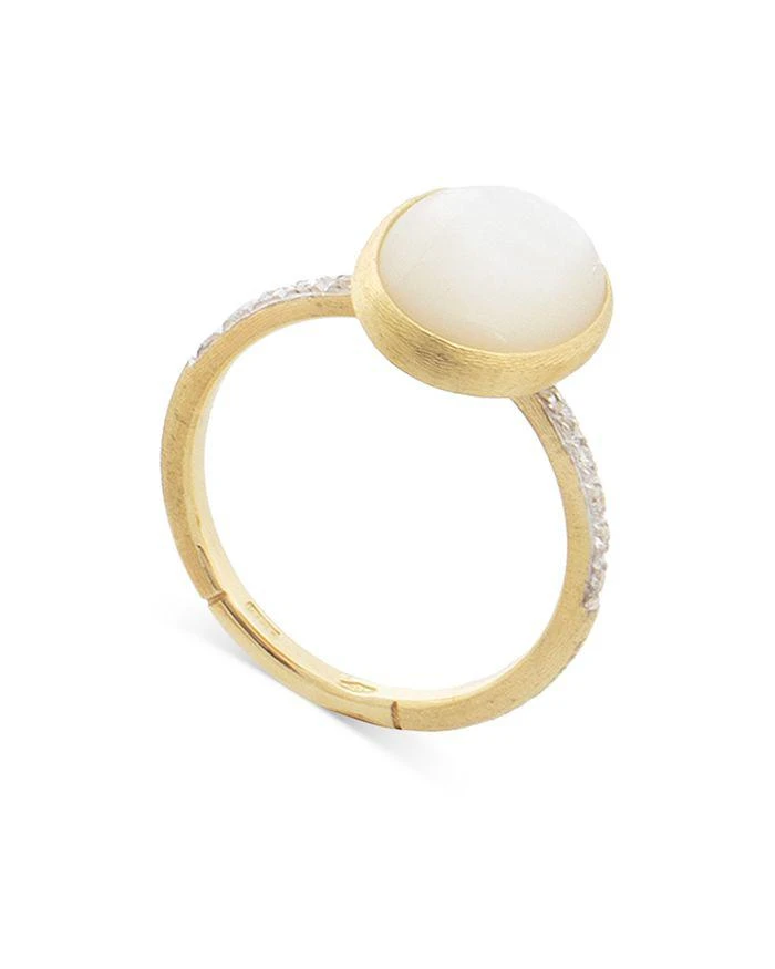 Marco Bicego 18K Yellow Gold Siviglia Mother of Pearl 
Diamond Ring