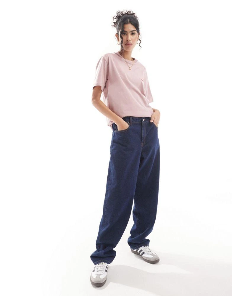 Carhartt WIP Carhartt WIP american script t-shirt in pink 3