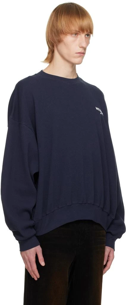 We11done Navy Basic 1506 Sweatshirt 2