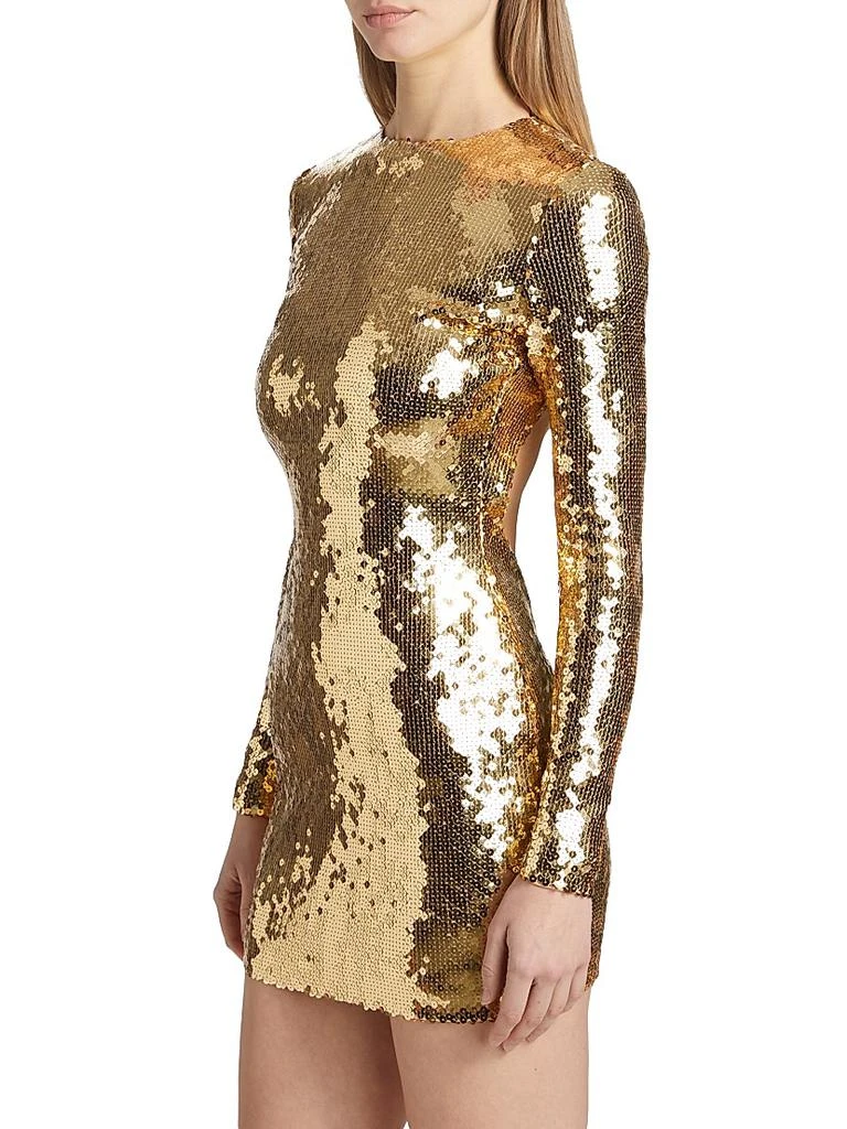 Sergio Hudson Sequined Body-Con Minidress 4