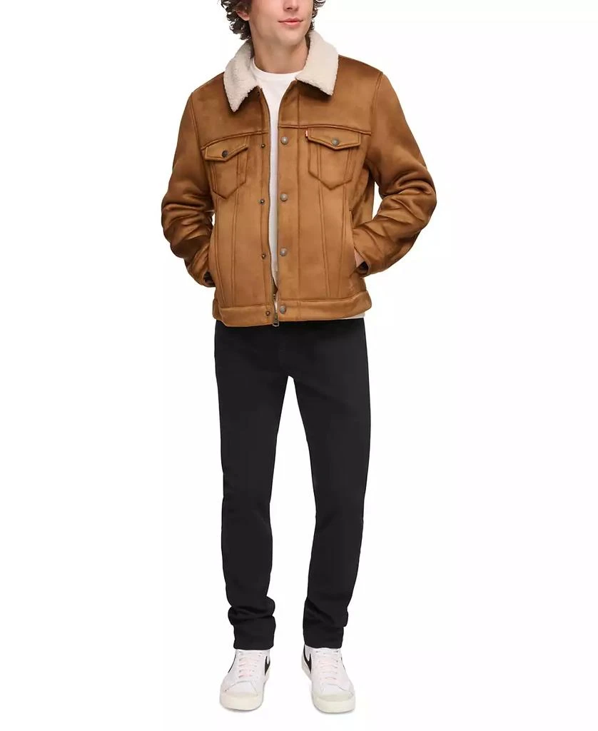Levi's Men's Relaxed-Fit Faux-Shearling Trucker Jacket 1